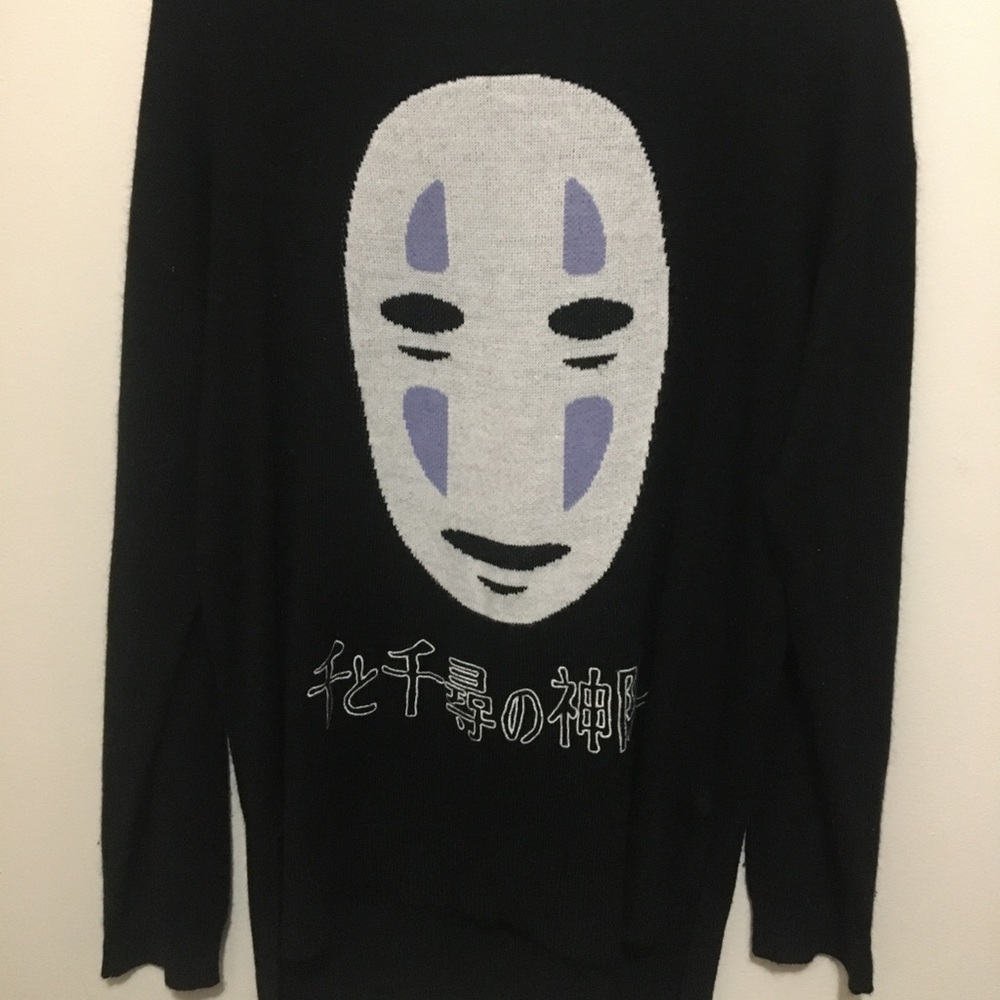 Studio Ghibli No Face Sweater